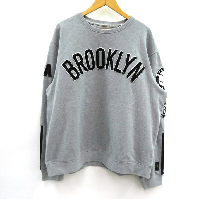 PRO STANDARD Brooklyn NETS City Crew Sweatshirt Size 2XL