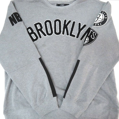 PRO STANDARD Brooklyn NETS City Crew Sweatshirt Size 2XL