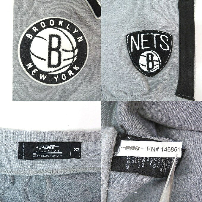PRO STANDARD Brooklyn NETS City Crew Sweatshirt Size 2XL