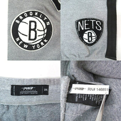 PRO STANDARD Brooklyn NETS City Crew Sweatshirt Size 2XL