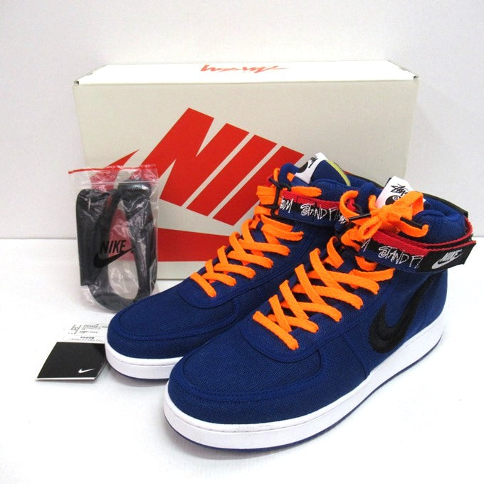 NIKE Stussy Vandal SP Deep Royal Blue Sneakers Size 29cm