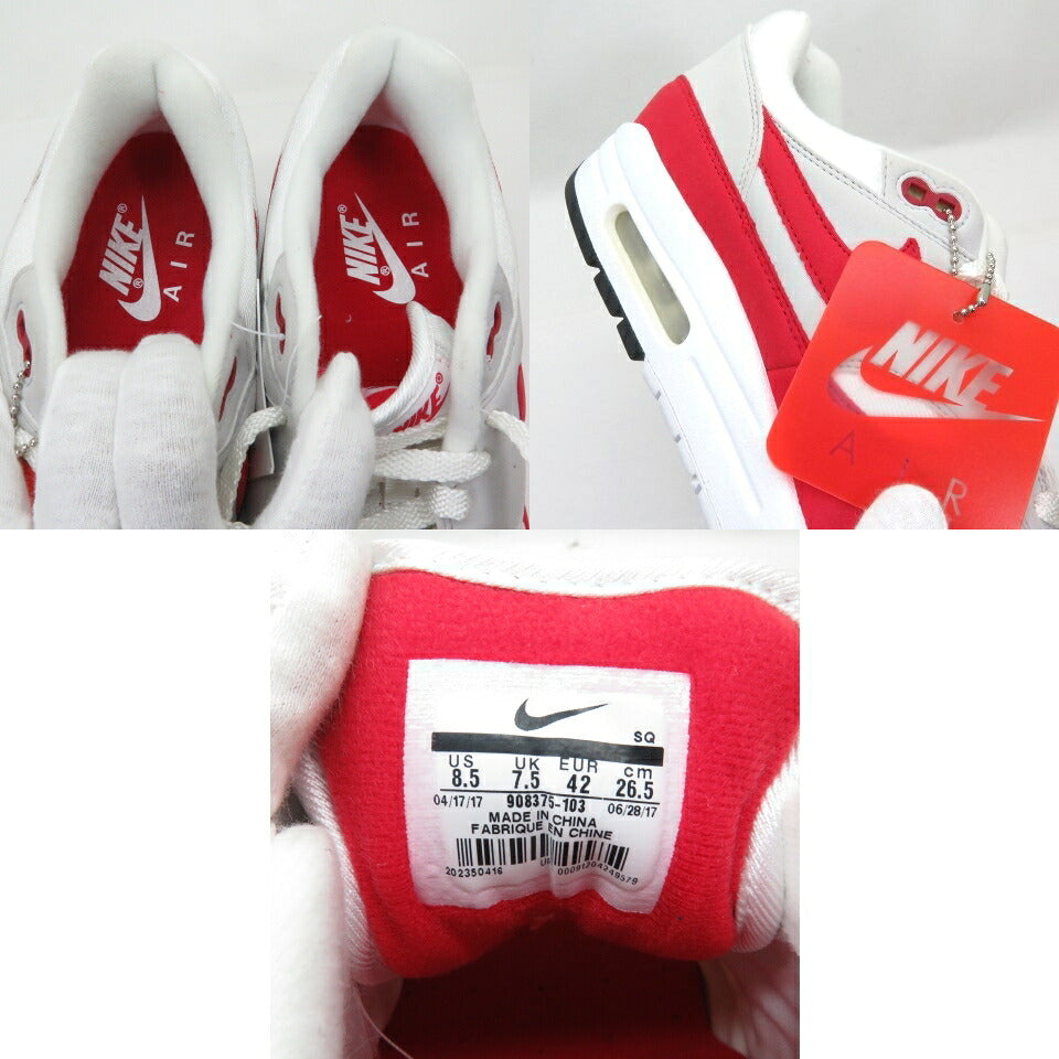 NIKE AIR MAX 1 Anniversary 30 Years of Air White Sneakers