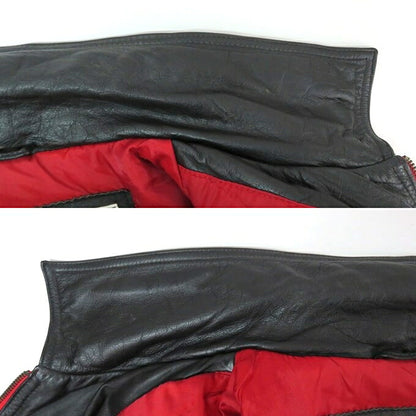 Red Baron 8-Ball Leather Jacket Multi-Color Size M