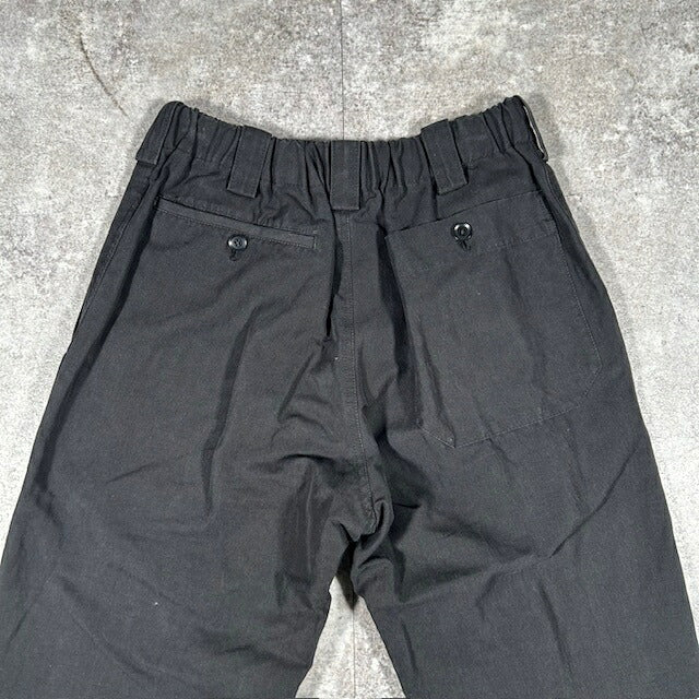 Y's For Men 02AW Cotton Linen Casual Pants Black Size 2