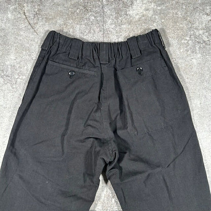 Y's For Men 02AW Cotton Linen Casual Pants Black Size 2