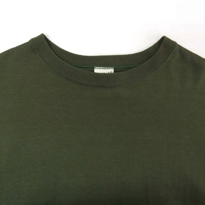 CALEE Vintage Football T-Shirt Olive Size M