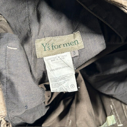 Y's For Men 90s-00s Cotton Pants Khaki Size 3