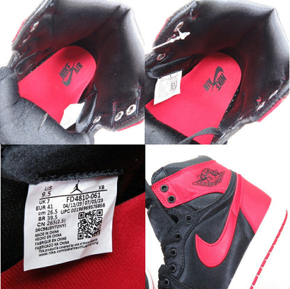 NIKE WMNS AIR JORDAN 1 Retro High OG "Satin Bred" Sneakers