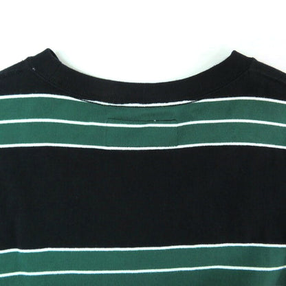 CHALLENGER Long Sleeve Classic Border T-Shirt Black/Green Size S