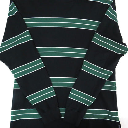 CHALLENGER Long Sleeve Classic Border T-Shirt Black/Green Size S