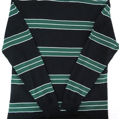 CHALLENGER Long Sleeve Classic Border T-Shirt Black/Green Size S