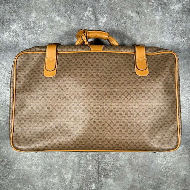 Gucci Old Gucci Micro GG Leather Boston Bag