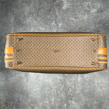Gucci Old Gucci Micro GG Leather Boston Bag