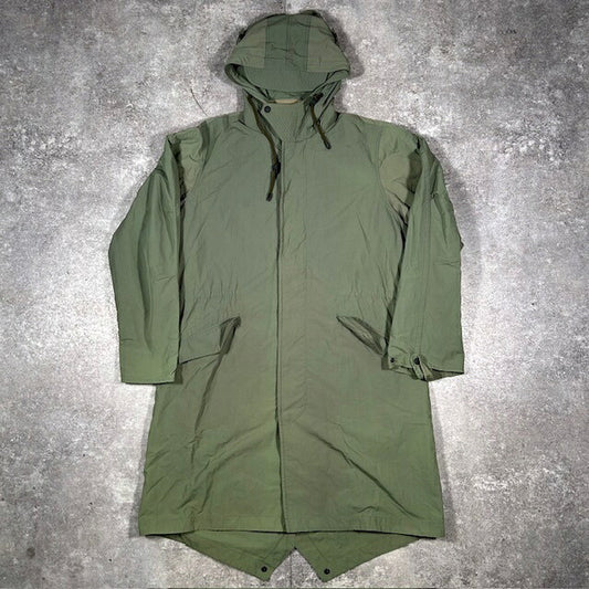Rag & Bone Green Cotton Nylon USA Made Military Coat Size L