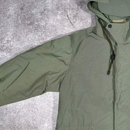 Rag & Bone Green Cotton Nylon USA Made Military Coat Size L