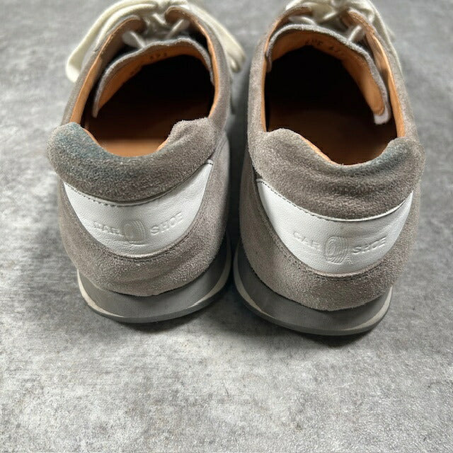 Car Shoe Gray Suede Italian Sneakers Size 8