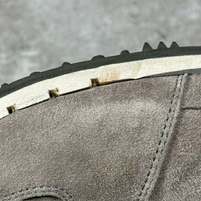 Car Shoe Gray Suede Italian Sneakers Size 8