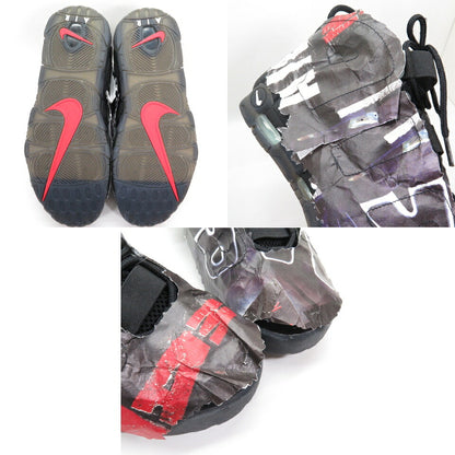 NIKE AIR MORE UPTEMPO 96 Maximum Volume Black Red Sneakers