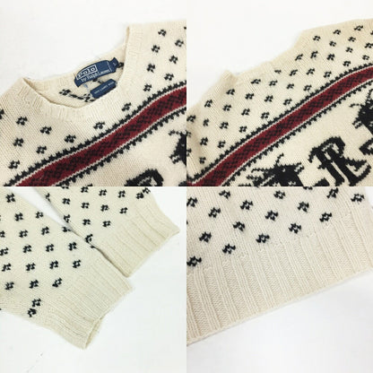 POLO RALPH LAUREN Lambs Wool Sweater Multi Size L