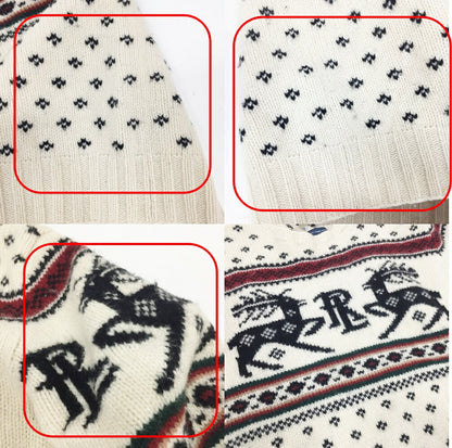 POLO RALPH LAUREN Lambs Wool Sweater Multi Size L