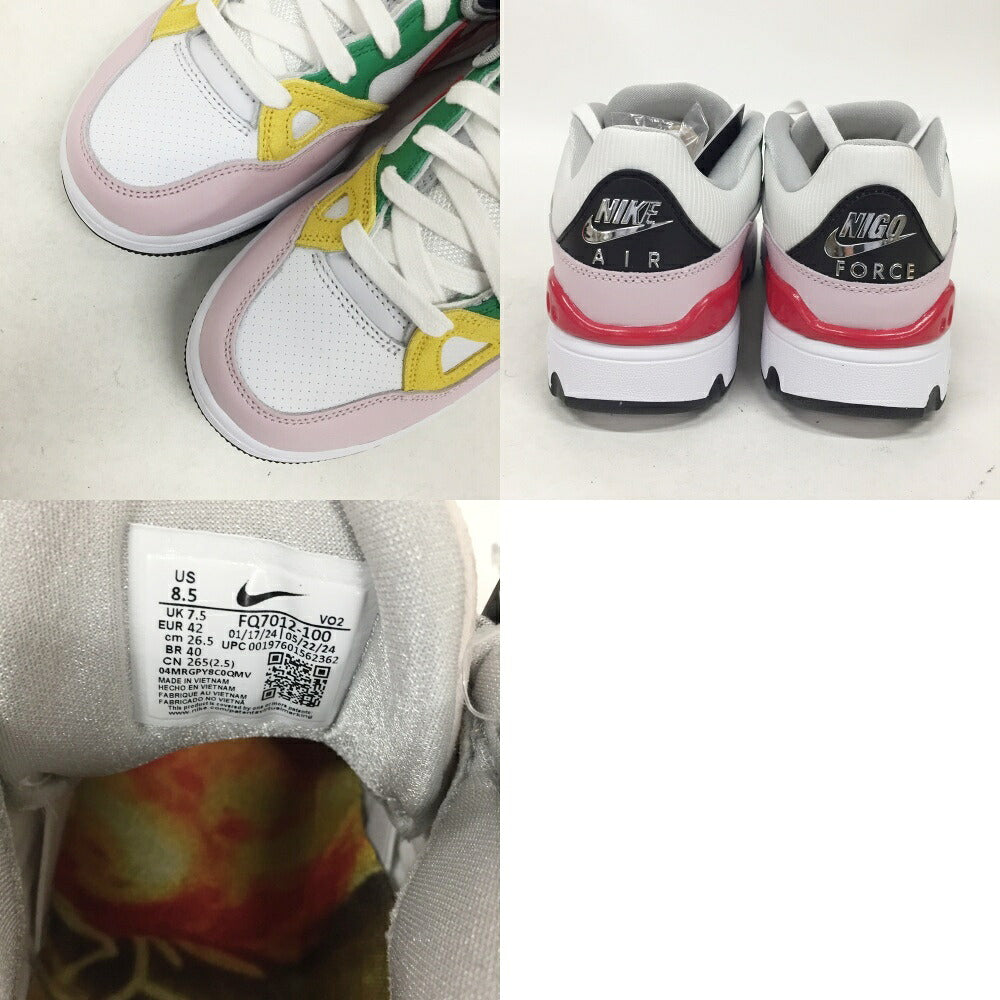 LOW SP Nike x Nigo Air Force 3 Multi-Color Sneakers Size 8.5