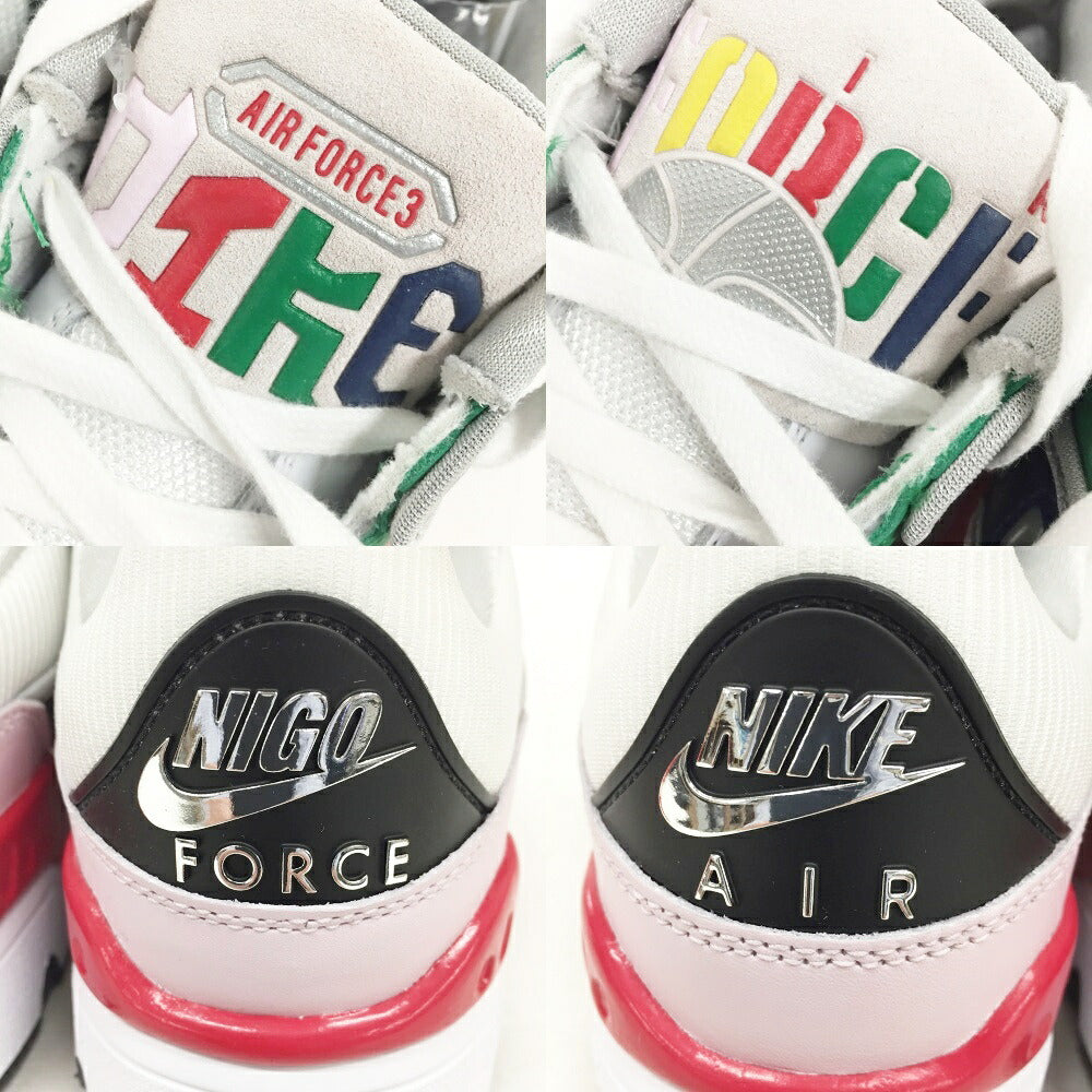 LOW SP Nike x Nigo Air Force 3 Multi-Color Sneakers Size 8.5