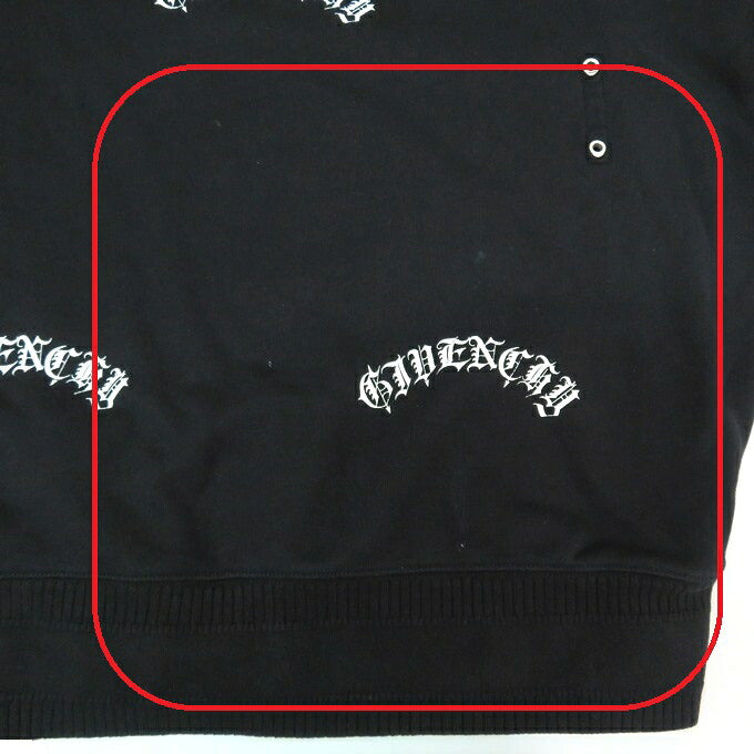 Givenchy Oversized Fit Black Sweatshirt Size S