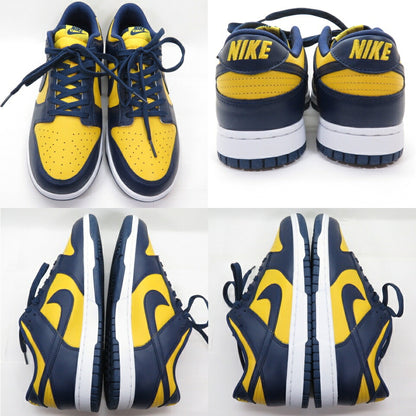 NIKE Dunk Low Retro "Michigan" Maize Navy Sneakers