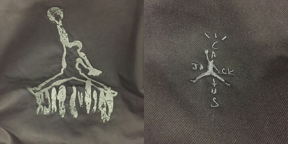 NIKE JORDAN x Travis Scott Half-Zip Jacket Black Size 2XL