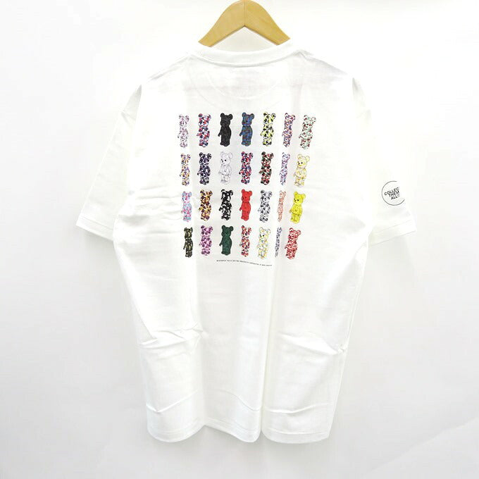 A BATHING APE x MEDICOM TOY Camo Bear T-Shirt Size XL