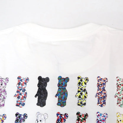 A BATHING APE x MEDICOM TOY Camo Bear T-Shirt Size XL