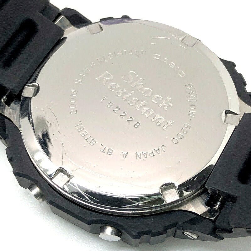 G-SHOCK DW-5200C-1 80s Vintage ONE SIZE Watch Size ONE SIZE