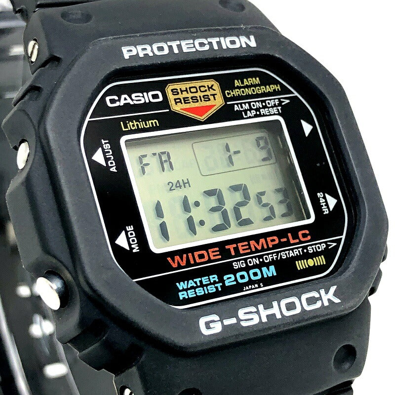 G-SHOCK WW-5300C-1 Wide Temp-LC Digital Watch Size ONE SIZE