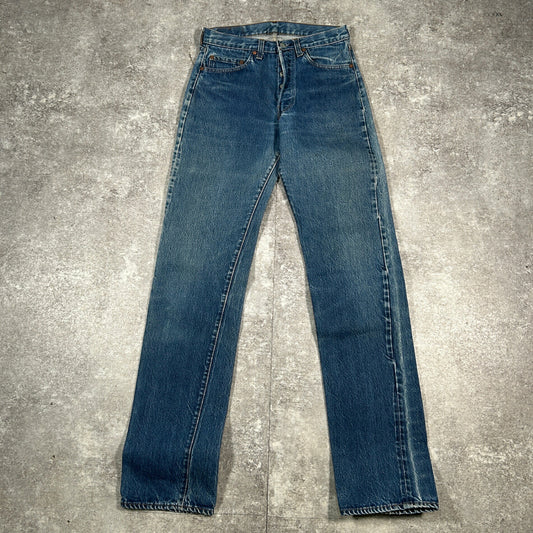 LEVI'S 501 80s Vintage Red Line Selvedge Jeans Blue Size W30