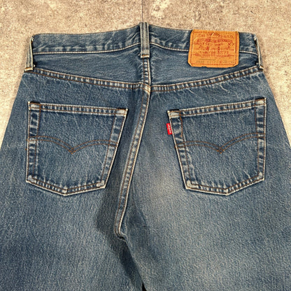 LEVI'S 501 80s Vintage Red Line Selvedge Jeans Blue Size W30