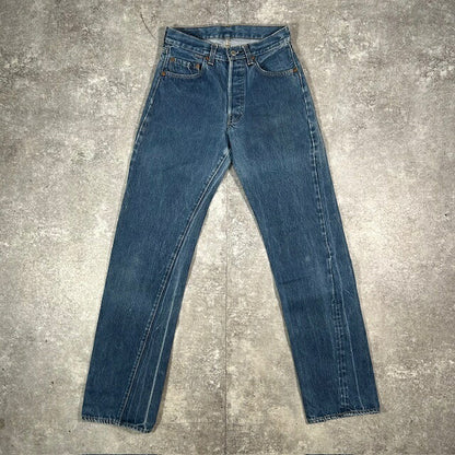 RED LINE Levi's 80s Vintage 501 Denim Jeans Size W28