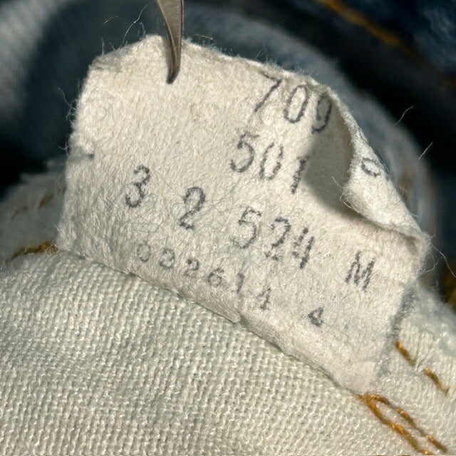 RED LINE Levi's 80s Vintage 501 Denim Jeans Size W28