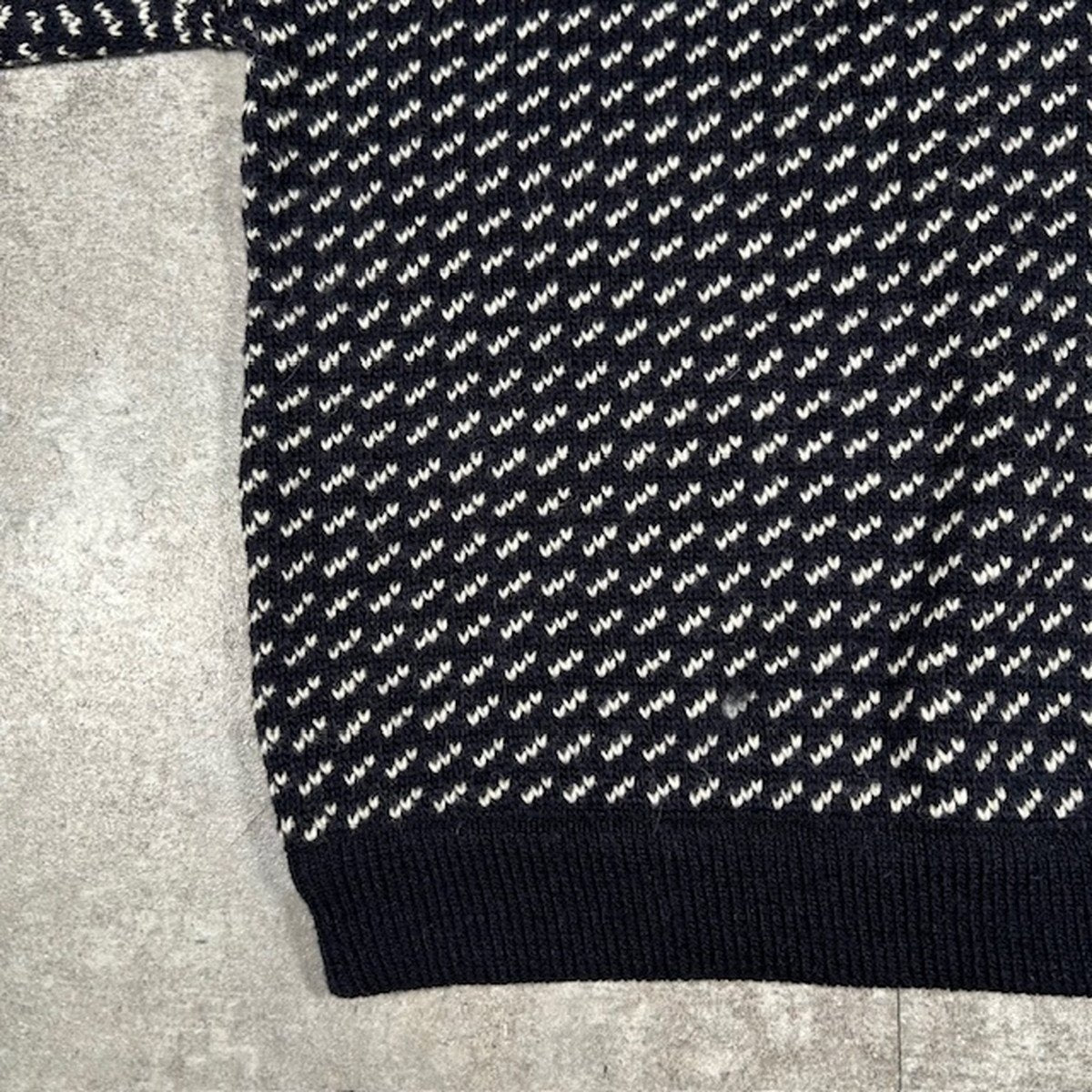 L.L.Bean 80s 90s Vintage Birdseye Knit Sweater Multi Size M