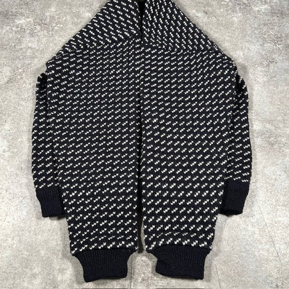 L.L.Bean 80s 90s Vintage Birdseye Knit Sweater Multi Size M