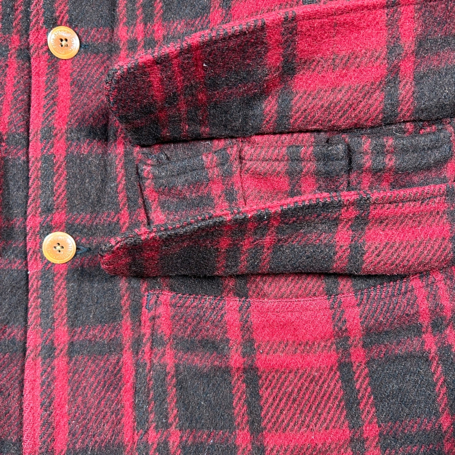 Polo by Ralph Lauren 90s Red Wool Hunting Jacket Size M