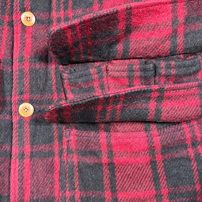 Polo by Ralph Lauren 90s Red Wool Hunting Jacket Size M