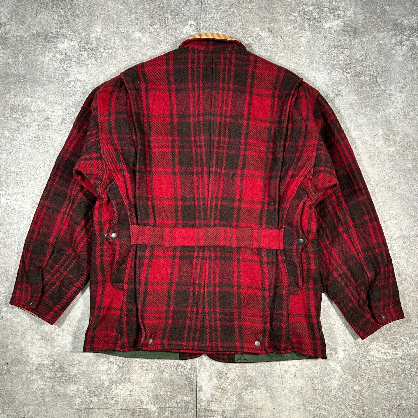 Polo by Ralph Lauren 90s Red Wool Hunting Jacket Size M