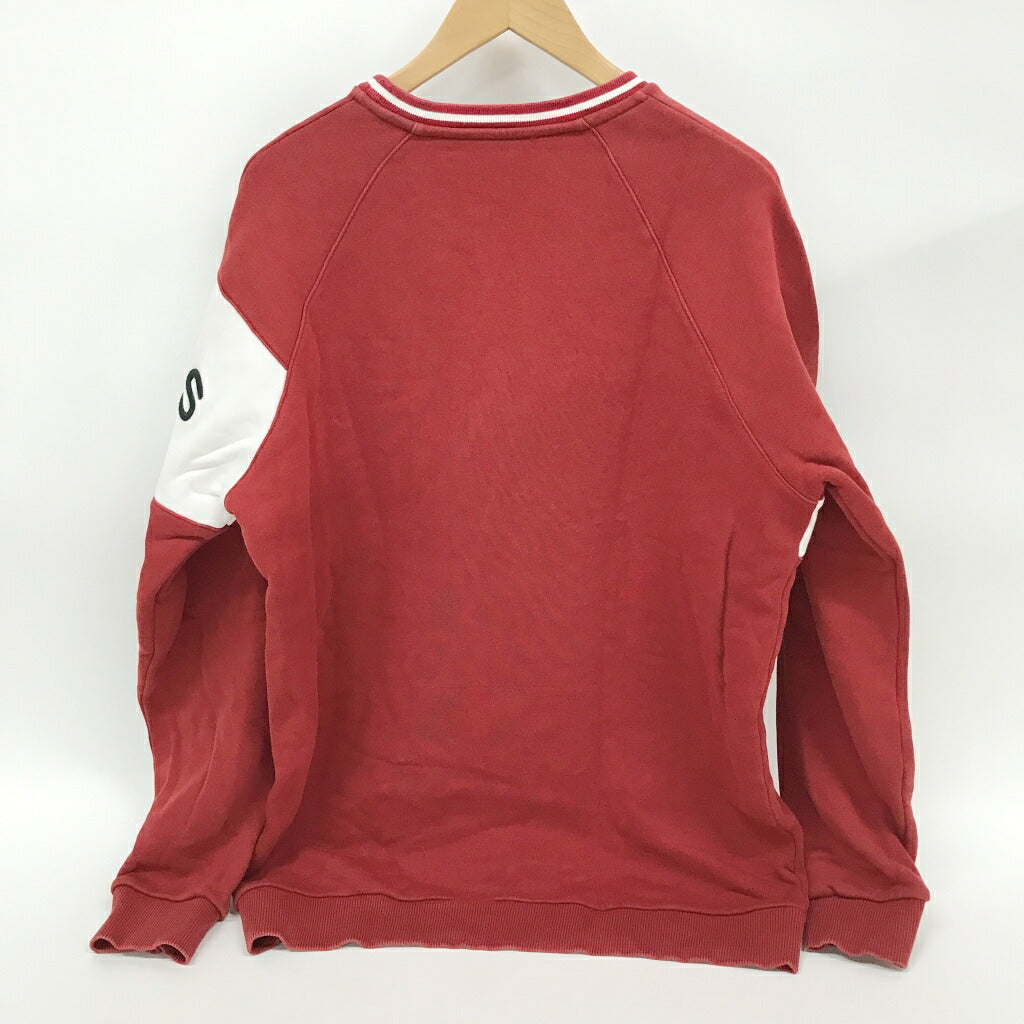 GIVENCHY Embroidered Logo Crewneck Sweatshirt Red Size L