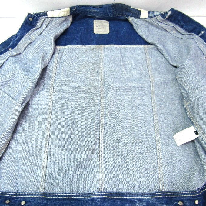 MADNESS 24SS Regenerated Type 1 Trucker Jacket Indigo Size L