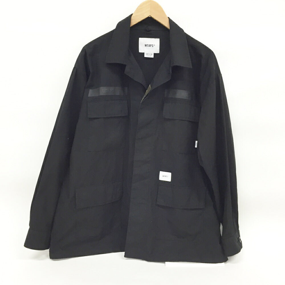 WTAPS JMOD 01 Ripstop Jungle Shirt Black Size 02