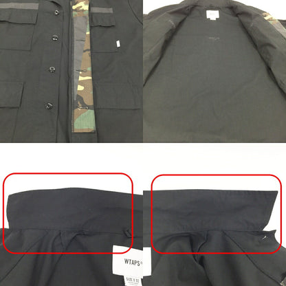 WTAPS JMOD 01 Ripstop Jungle Shirt Black Size 02