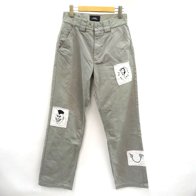 PACCBET Patchwork Pants Gray Size XS