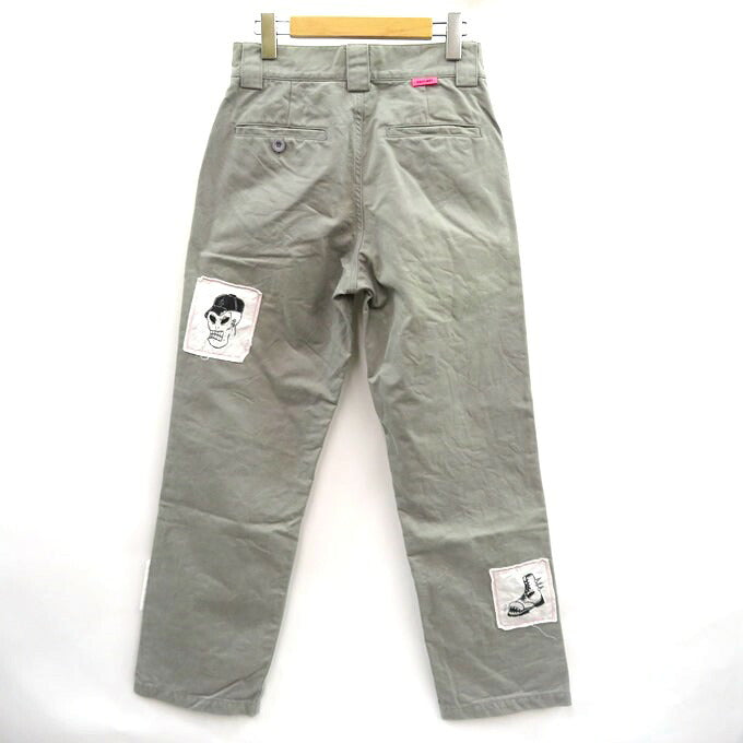 PACCBET Patchwork Pants Gray Size XS