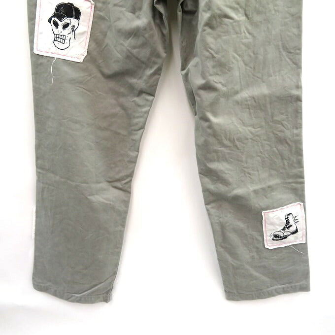 PACCBET Patchwork Pants Gray Size XS