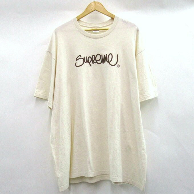 Supreme 22SS Handstyle T-Shirt Natural Size XXL